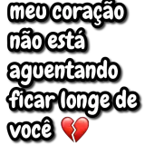 Figurinha de texto para WhatsApp