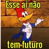 Figurinha de Pica-Pau para WhatsApp