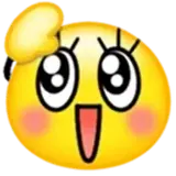 Figurinha de Emojis Amarelos para WhatsApp