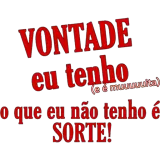 Figurinha de texto para WhatsApp