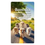 Bom Dia WhatsApp sticker