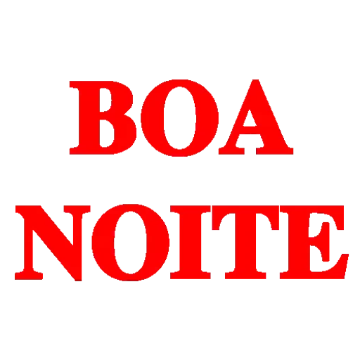 Figurinha para WhatsApp — Boa Noite