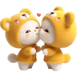 Figurinha de Amor para WhatsApp