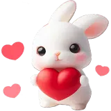 Figurinha de Amor para WhatsApp