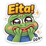 Figurinha de reação para WhatsApp