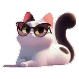 Figurinha de Gatos para WhatsApp