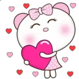 Figurinha de Amor para WhatsApp