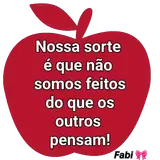 Figurinha de texto para WhatsApp