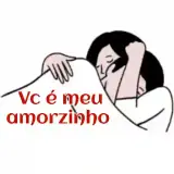 Figurinha de Amor para WhatsApp