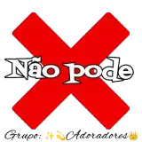 Figurinha de texto para WhatsApp