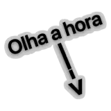 Figurinha de texto para WhatsApp