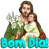 Figurinha de Saudações para WhatsApp