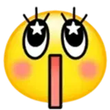 Figurinha de Emojis Amarelos para WhatsApp