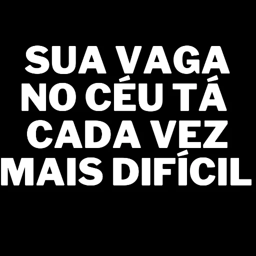 Figurinha para WhatsApp — texto