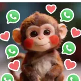 Figurinha de Animais para WhatsApp