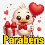 Figurinha de Feliz Aniversário para WhatsApp