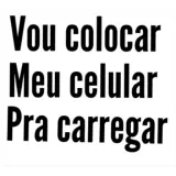 Figurinha de texto para WhatsApp