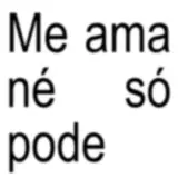 Figurinha de texto para WhatsApp