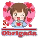 Figurinha de Amor para WhatsApp