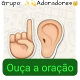 Figurinha de reação para WhatsApp