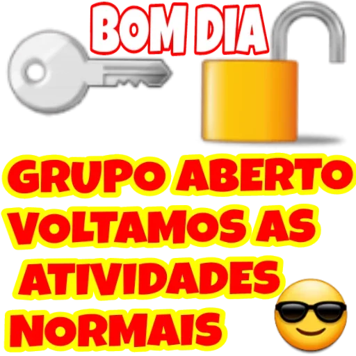 Figurinha para WhatsApp — Saudações