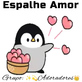 Figurinha de Amor para WhatsApp