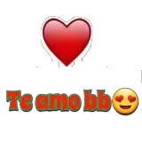 Figurinha de Amor para WhatsApp