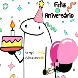 Figurinha de Feliz Aniversário para WhatsApp