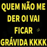 Figurinha de texto para WhatsApp