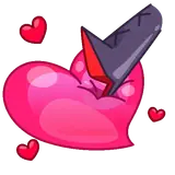 Figurinha de Amor para WhatsApp