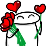 Figurinha de Amor para WhatsApp