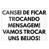 Figurinha de texto para WhatsApp