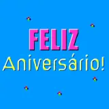 Sticker de Feliz Aniversário para WhatsApp