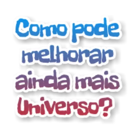 Figurinha para WhatsApp — texto