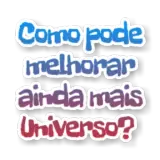 Figurinha de texto para WhatsApp