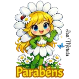 Figurinha de Feliz Aniversário para WhatsApp