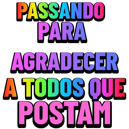 Figurinha para WhatsApp — texto