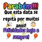 Sticker de Feliz Aniversário para WhatsApp