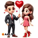 Figurinha de Amor para WhatsApp