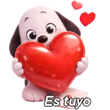 Figurinha de Amor para WhatsApp