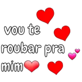 Figurinha de Amor para WhatsApp