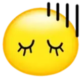 Figurinha de Emojis Amarelos para WhatsApp