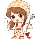 Figurinha de Comida para WhatsApp