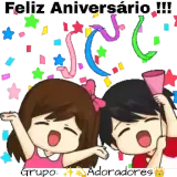 Figurinha de Feliz Aniversário para WhatsApp