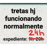 Figurinha de texto para WhatsApp