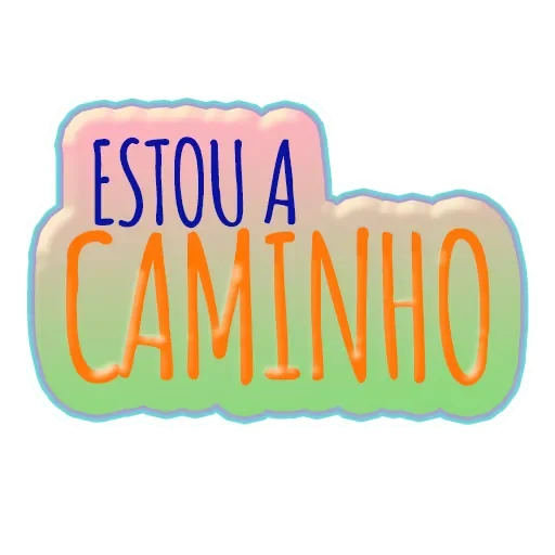 Figurinha para WhatsApp — texto