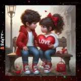 Figurinha de Amor para WhatsApp