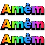 Figurinha de texto para WhatsApp