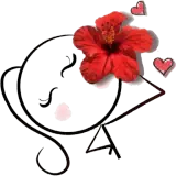 Figurinha de Amor para WhatsApp