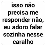 Figurinha de texto para WhatsApp